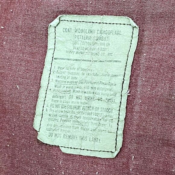 VINTAGE renewal woodland camouflage coat size M (long) - Picture 8 of 8